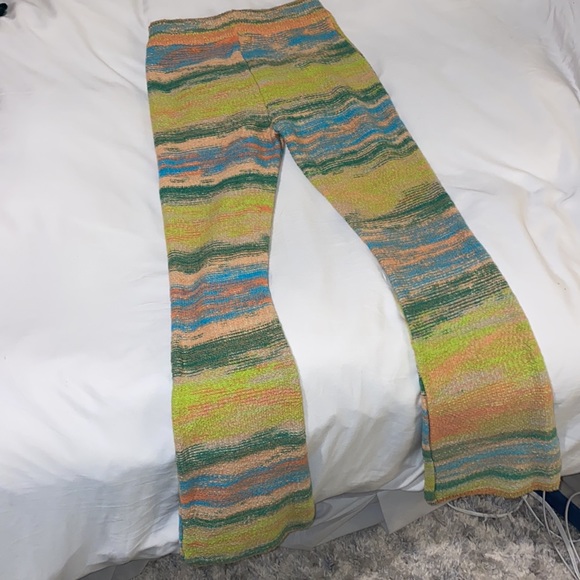 Knit flare pants - Picture 4 of 5